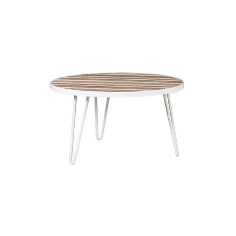 Table basse bois marbre