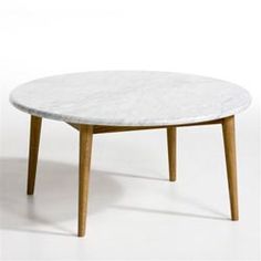 Table basse marbre bois
