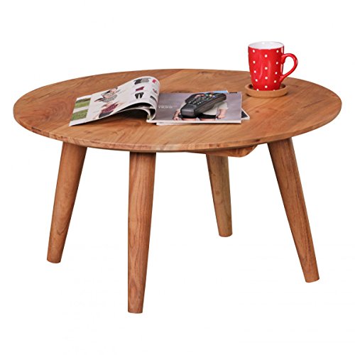 Table basse design bois naturel