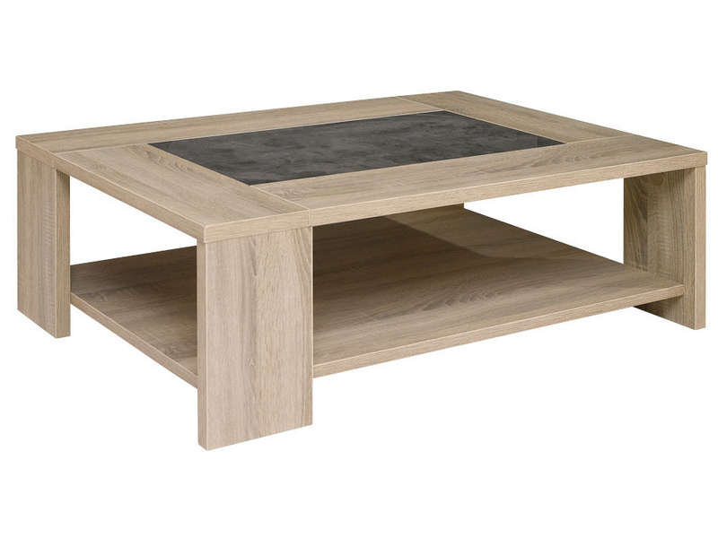Table basse couleur taupe conforama