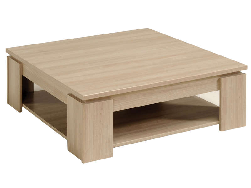 Table basse carrée bois conforama