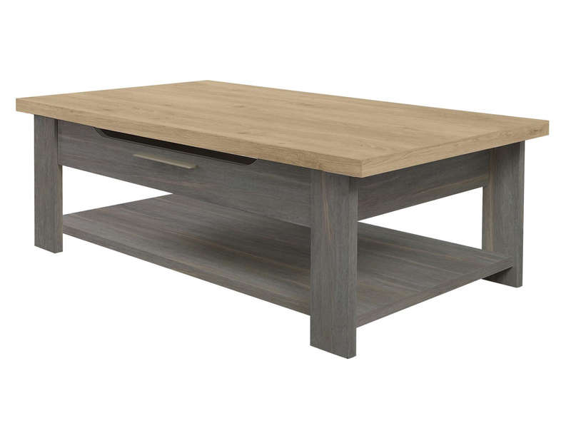 Table basse conforama grise