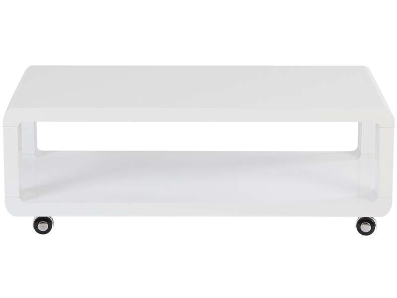 Table basse conforama blanc laque
