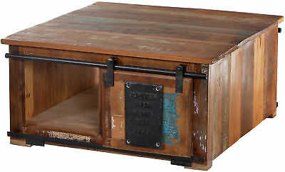 Table basse carrée bois 80x80