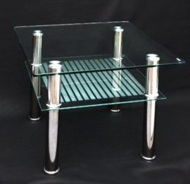 Table basse en verre 60 x 60