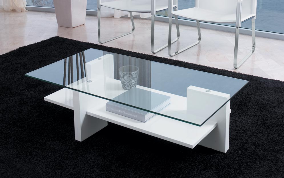 Table basse rectangulaire design salon