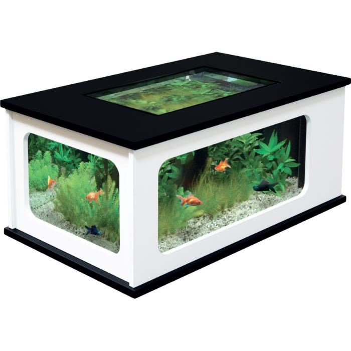 Table basse style aquarium