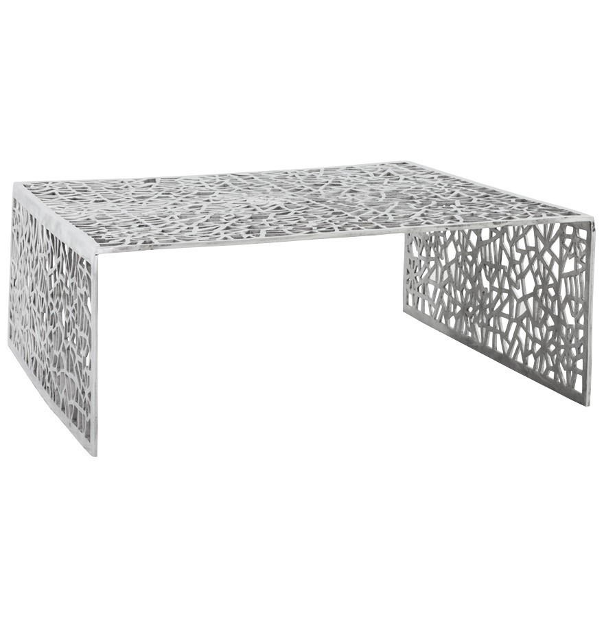 Table basse design aluminium