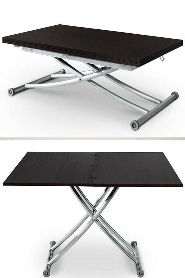 Table basse relevable transformable extensible ella