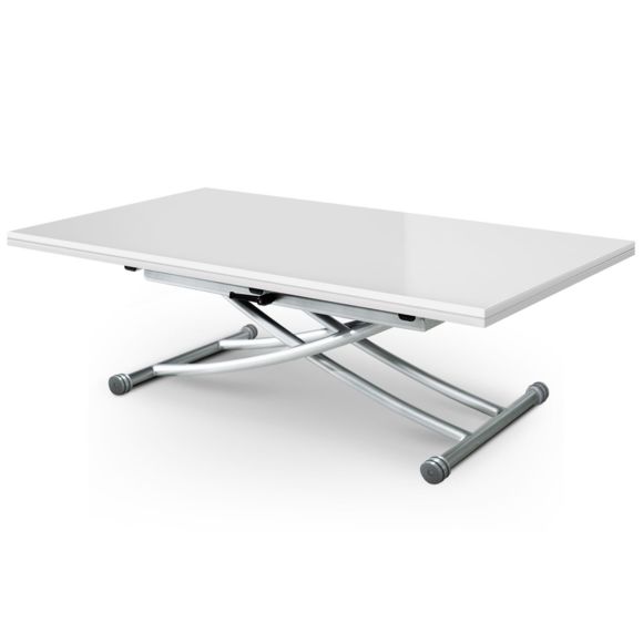 Menzzopremium table basse relevable carrera chêne clair