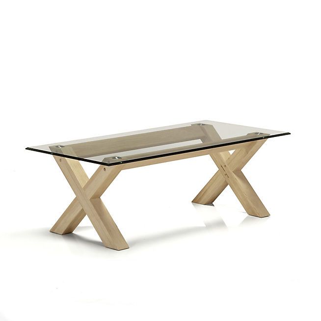 Table basse bois metal alinea