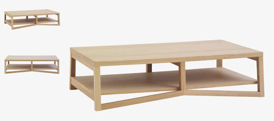 Table basse en bois habitat