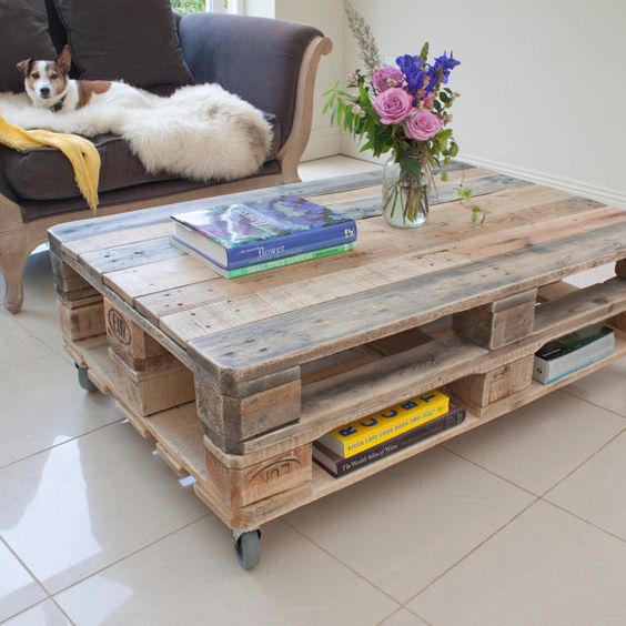 Table basse palette taille