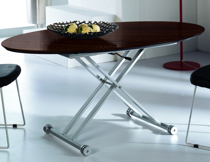 Table basse ronde relevable pas cher