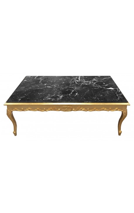 Table basse baroque marbre