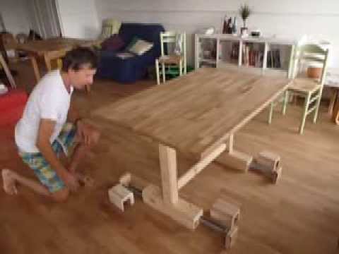 Comment construire une table basse relevable