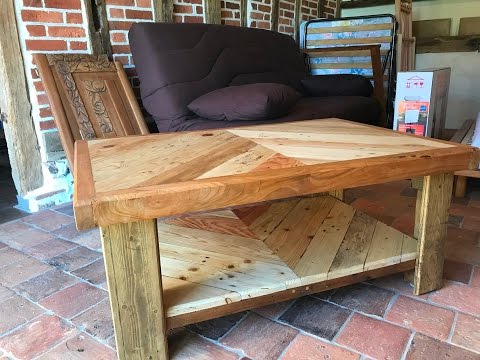 Comment faire une table basse en bois de palette