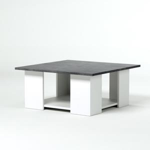 Lime table basse carrée noir