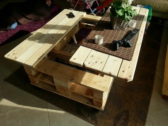 Fabriquer une table basse en bois de palette