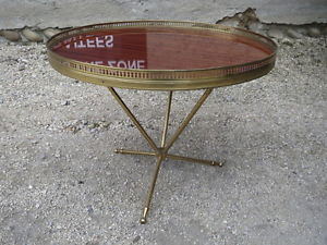 Table basse laiton vintage