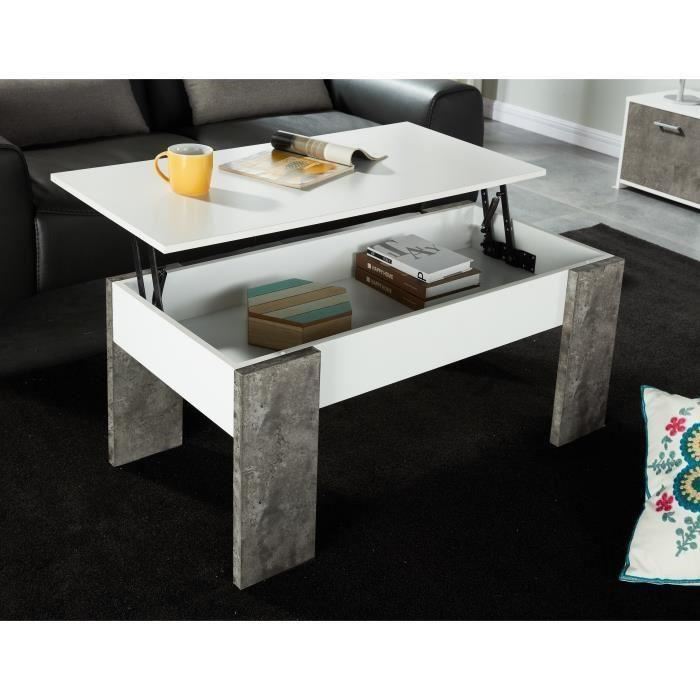 Table basse relevable cdiscount