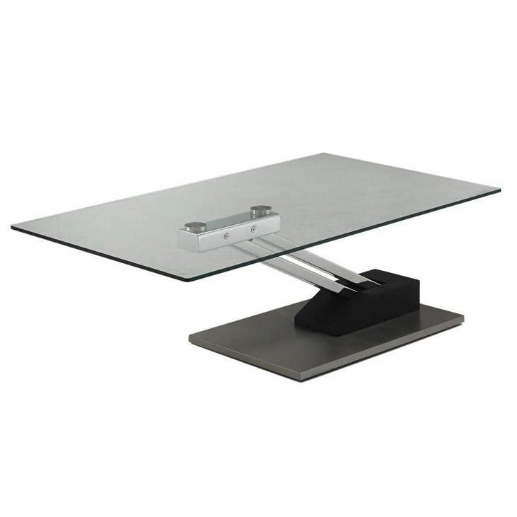 Pied relevable table basse