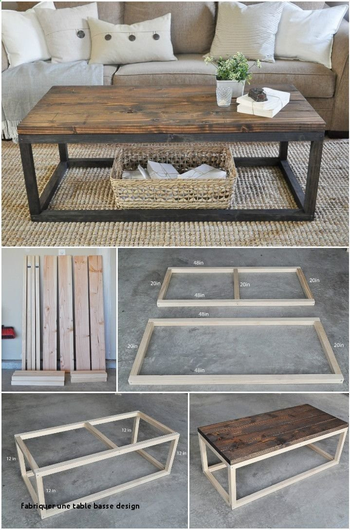 Creer une table basse industrielle