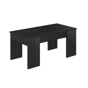 Swing table basse relevable style contemporain noir mat