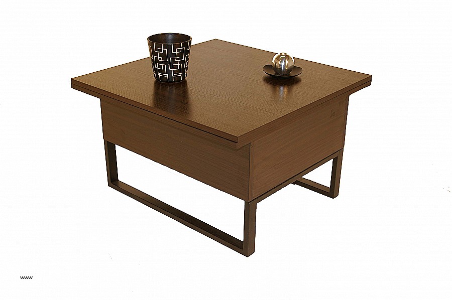 Table basse relevable ilona laquee blanc