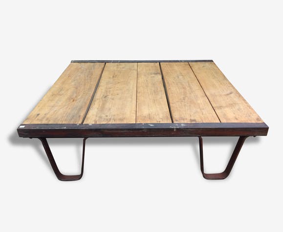 Table basse en bois ancienne