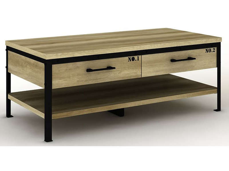 Table basse plateau relevable bois conforama