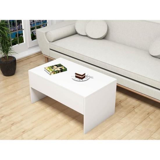 Table basse relevable 90