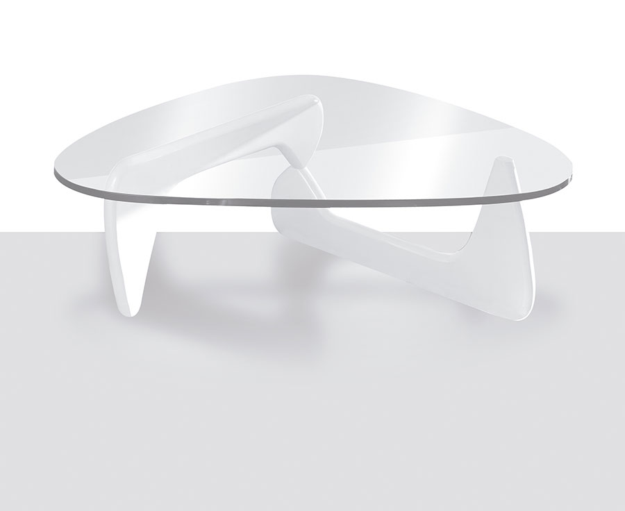 Table basse design verre et metal