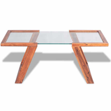 Table basse bois 100x50