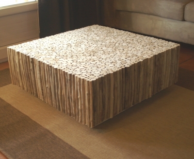 Fabriquer une table basse en bois flotté