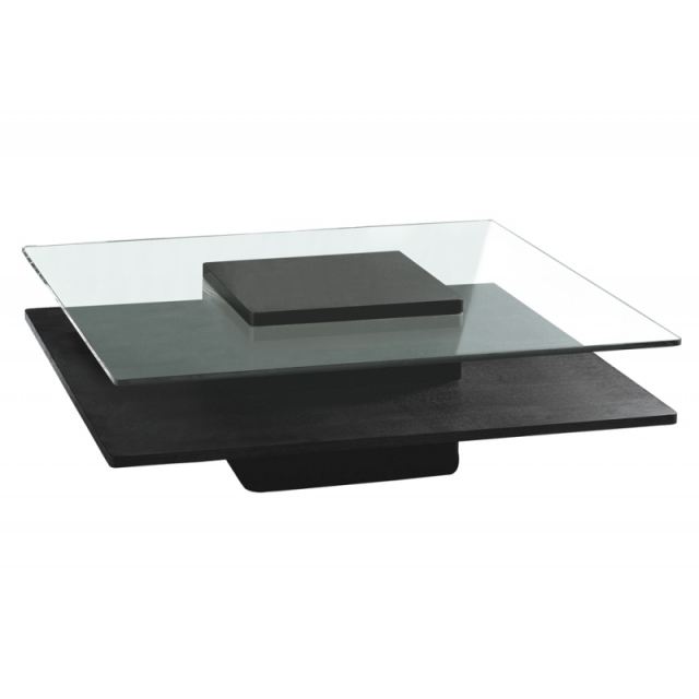 Table basse concord verre & wenge