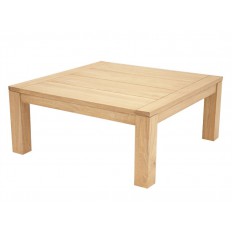 Table basse carré bois clair