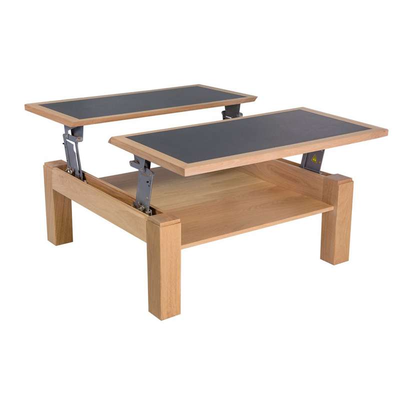 Table basse bois céramique