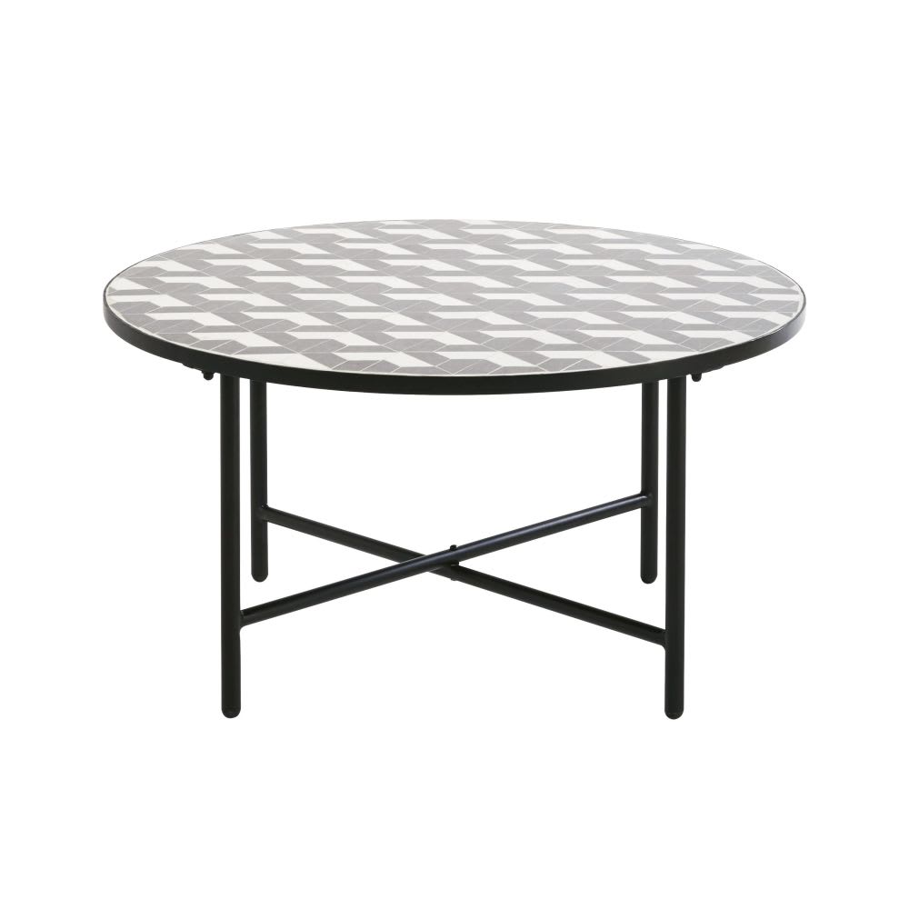 Table basse ronde ceramique
