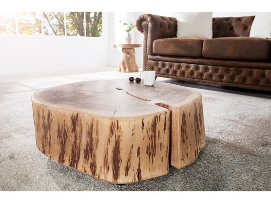 Design table basse bois