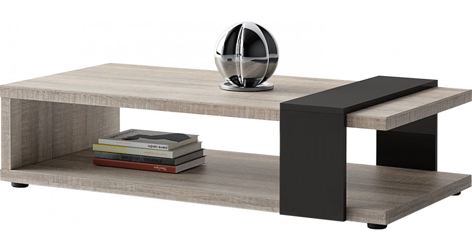 Table basse rectangulaire bois design