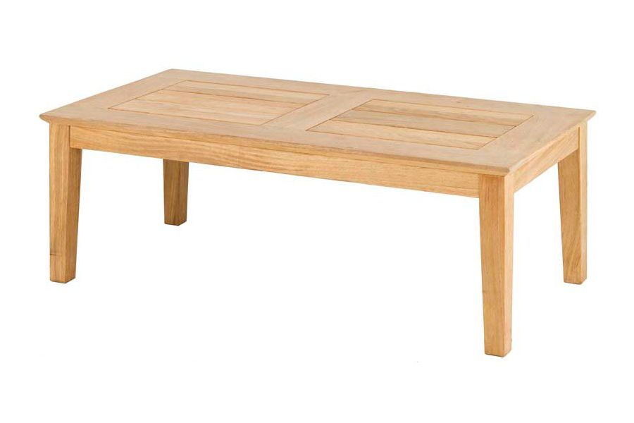 Table basse de salon de jardin en bois