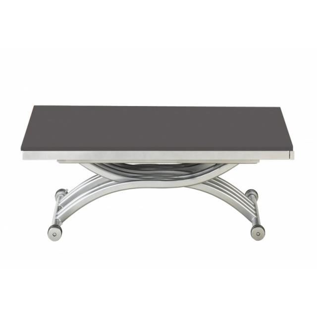 Table basse form relevable extensible