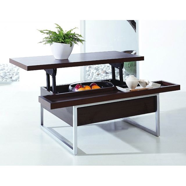 Table basse relevable systeme