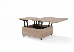 Table basse relevable & extensible rondo