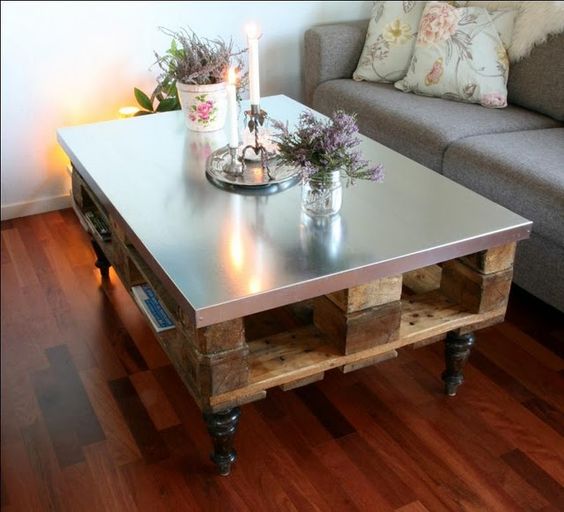 Palette bois table basse