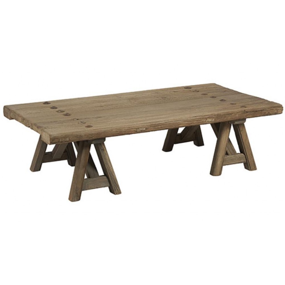 Tréteaux bois pour table basse