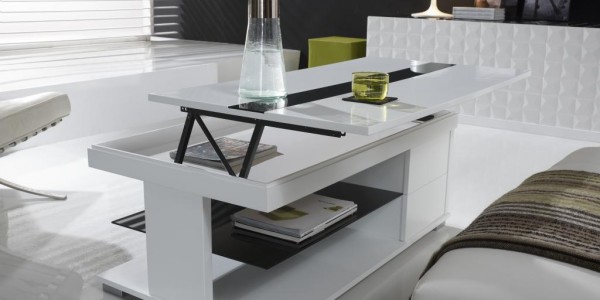 Table basse relevable dimensions