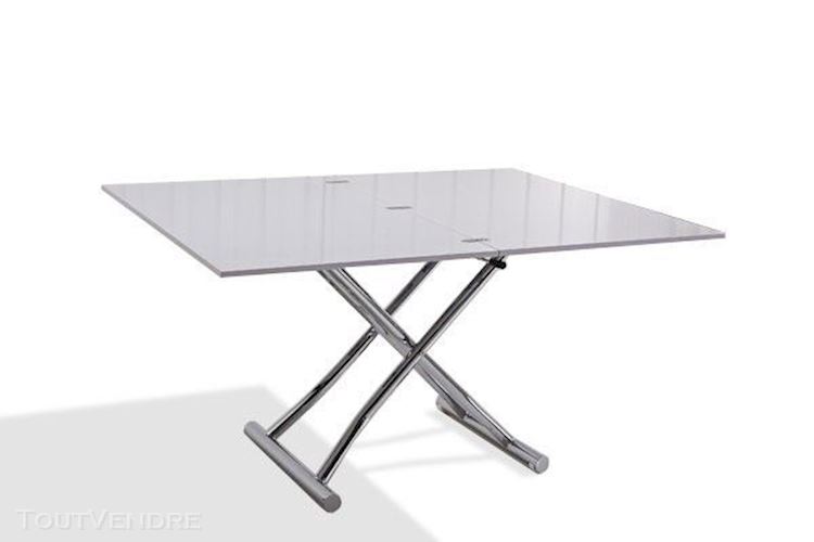 Table basse relevable 100 x 60