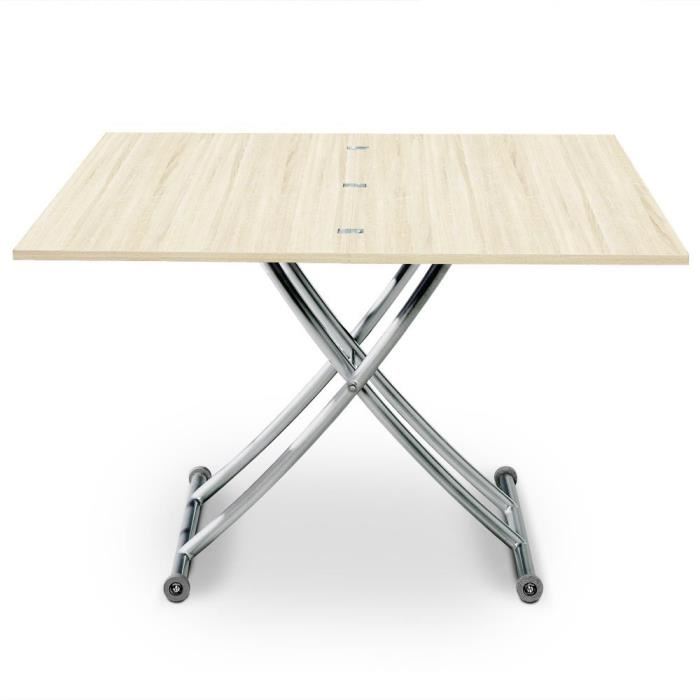 Table basse relevable modulable pas cher